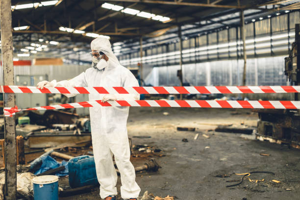 Professional Drug Lab Cleanup technician working in Radnor, OH